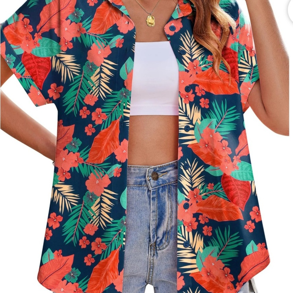Hawaiian Button Down Shirt